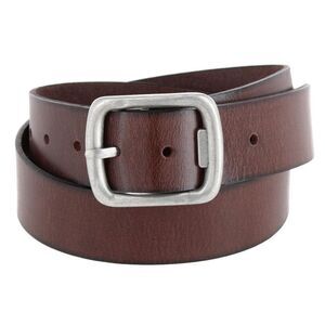 Stone Mountain Men's Leather Belt with Bottle Opener Buckle